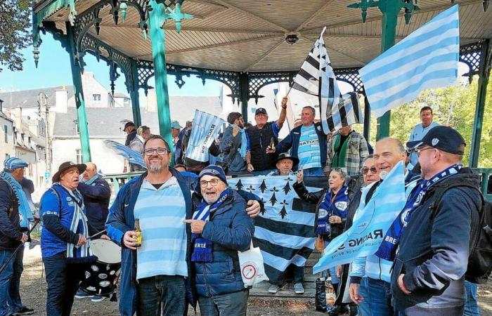 In Vannes wurden die Fans von Racing 92 mit Ehren empfangen [Vidéo et diaporama]