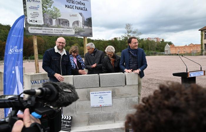 LE CREUSOT: Der Grundstein für den Le Magic-Komplex ist gelegt … und es ist kein Kino