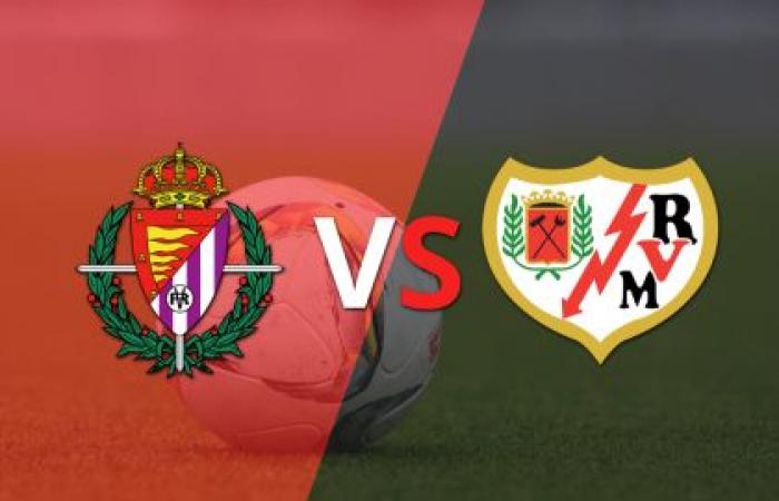 Das Spiel zwischen Valladolid und Rayo Vallecano beginnt | Spanische Liga