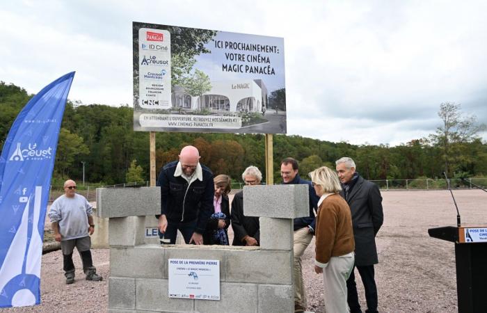 LE CREUSOT: Der Grundstein für den Le Magic-Komplex ist gelegt … und es ist kein Kino