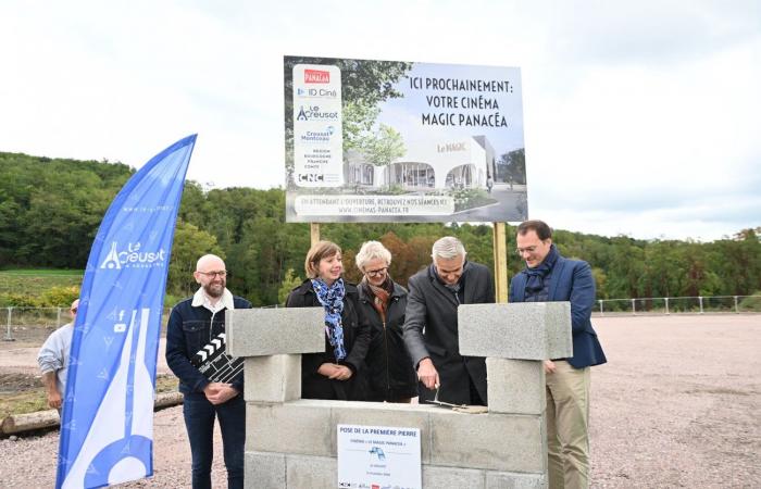 LE CREUSOT: Der Grundstein für den Le Magic-Komplex ist gelegt … und es ist kein Kino