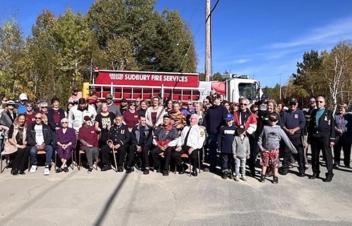 Eine seit 100 Jahren renovierte Feuerwache in Skead, Greater Sudbury