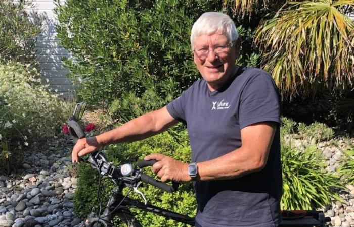 BEGEGNEN. Daniel, 74, legt 350 km mit dem Fahrrad zurück, um eine Botschaft zu überbringen