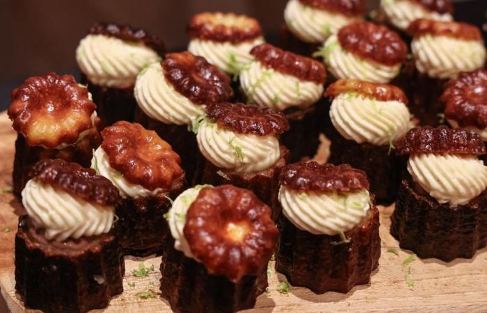 Cream’lé, die Bordeaux-Canelé-Dessertversion von Cyril San Nicolas, herausgegeben von „Sud Ouest“