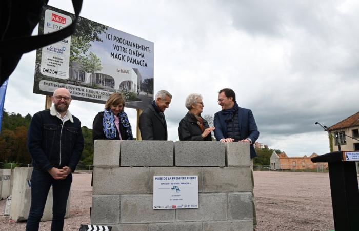 LE CREUSOT: Der Grundstein für den Le Magic-Komplex ist gelegt … und es ist kein Kino