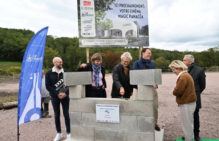 LE CREUSOT: Der Grundstein für den Le Magic-Komplex ist gelegt … und es ist kein Kino