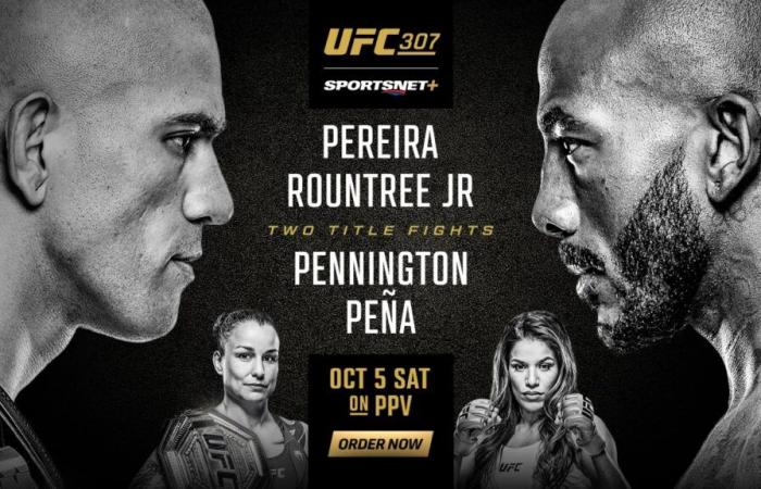 UFC 307: Pereira vs. Rountree Jr. Live-Ergebnisse