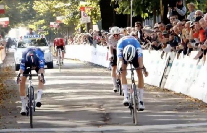 Radfahren. Tour der Lombardei U23