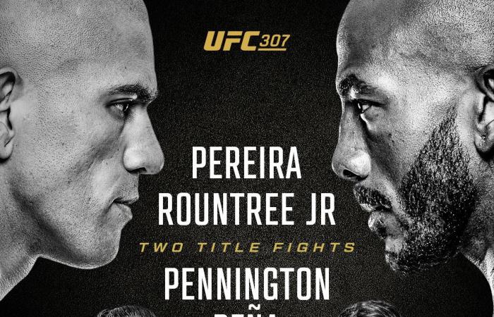 UFC 307 Live-Streaming „Prelims“-Updates | Pereira gegen Rountree