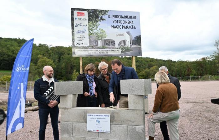 LE CREUSOT: Der Grundstein für den Le Magic-Komplex ist gelegt … und es ist kein Kino