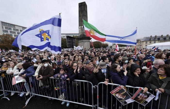 Tausende Menschen in Paris unterstützen Israel und die Opfer des 7. Oktober