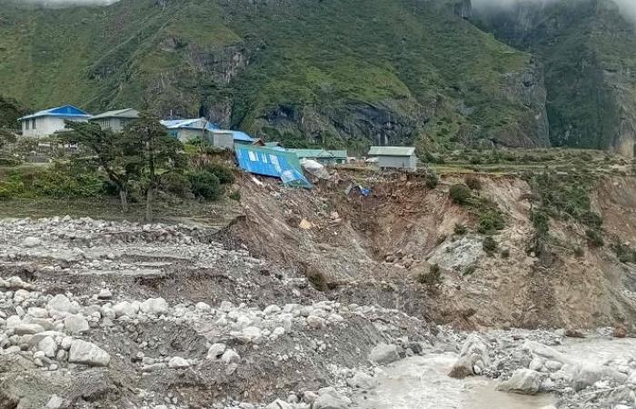 Gletscherseen bedrohen Bewohner in der Nähe des Everest (Fotos)