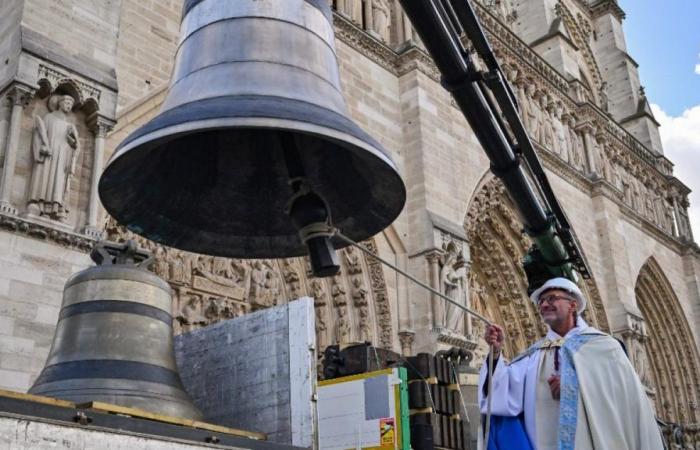 Notre-Dame de Paris: Die acht Glocken wurden zwei Monate vor der Wiedereröffnung des Gebäudes wieder angebracht