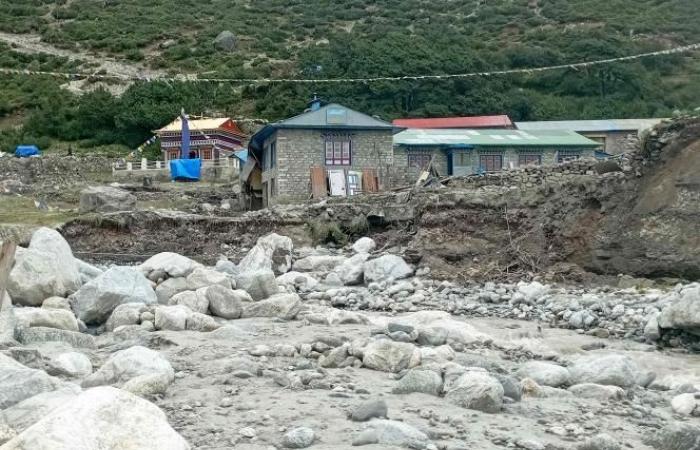 Gletscherseen bedrohen Bewohner in der Nähe des Everest (Fotos)