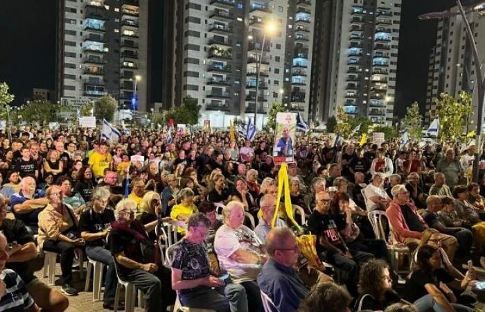 Aufgrund der Nordfront gibt es nur begrenzte Demonstrationen für die Freilassung der Geiseln