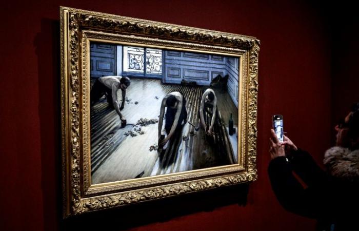 Im Musée d’Orsay lebende Männer, gemalt ohne Scham von Gustave Caillebotte