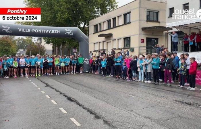 VIDEO. Gegen den Krebs starten mehr als 1.400 Läufer und Walker von La Pontivyenne aus