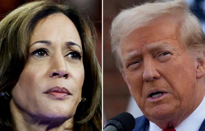 Weniger als einen Monat vor der Wahl verstärken Kamala Harris und Donald Trump ihre Angriffe