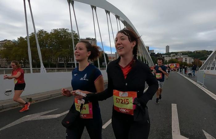 Emmanuelle war sehbehindert und lief den legendären Lauf in Lyon