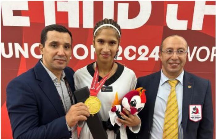 Amina Dahawy gewinnt Gold bei den Taekwondo-Weltmeisterschaften der Jugend in Südkorea