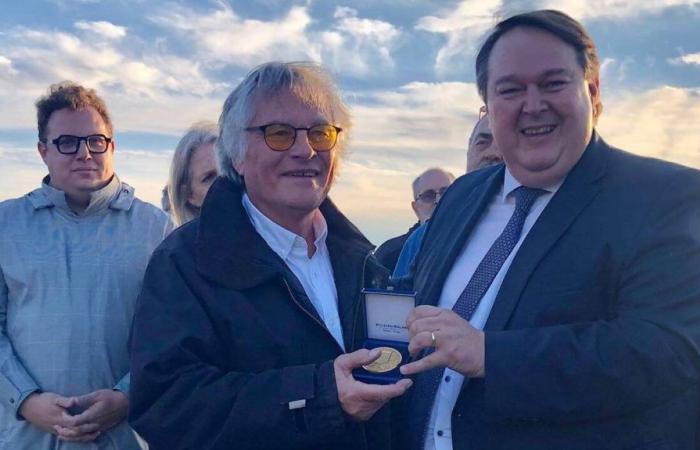 Der ehemalige Präsident des Kartsports Cabourg, Goldmedaillengewinner