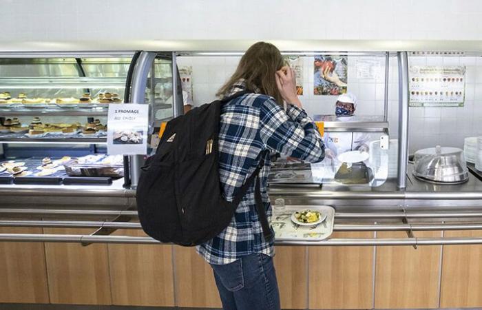 In Seine-et-Marne essen Studenten vor Ort