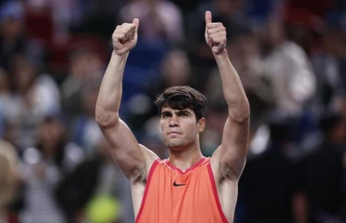 Carlos Alcaraz entlässt Yibing Wu und gelangt ins Achtelfinale des Shanghai Masters 1000