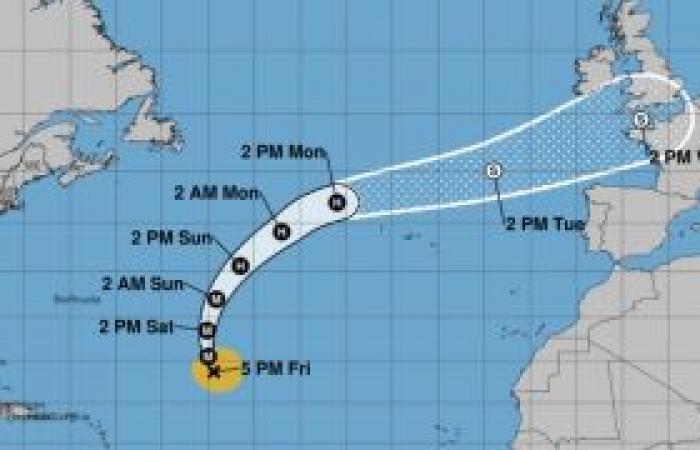 Böen mit 100 km/h, starker Regen… Hurrikan Kirk wird Auswirkungen auf das Wetter in Frankreich haben