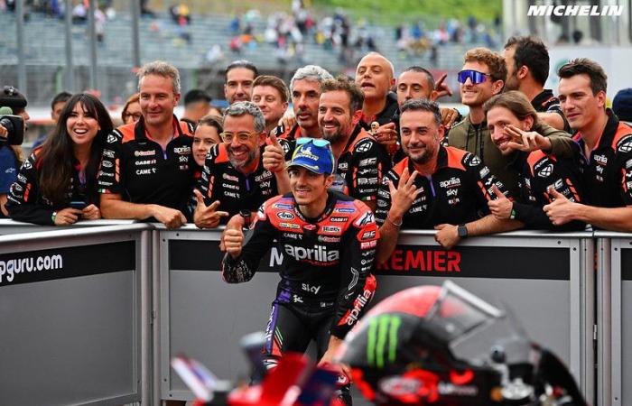 MotoGP Japan J2, Maverick Vinales (Aprilia Q3/S9): „Die Ducati ist auf der Geraden uneinnehmbar“