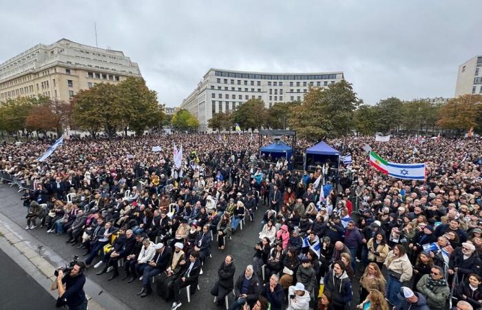 Tausende Menschen in Paris unterstützen Israel und die Opfer des 7. Oktober