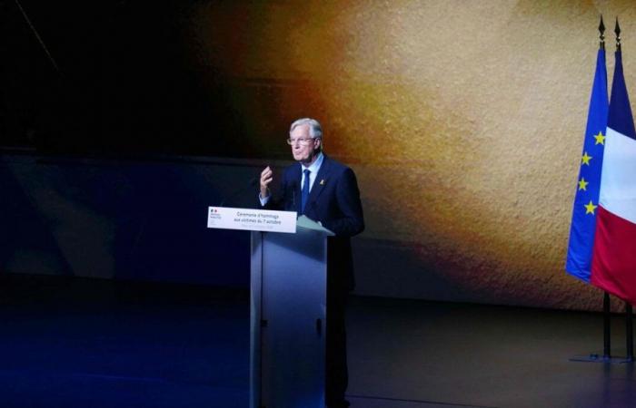 Jahrestag des 7. Oktober: Emmanuel Macrons Name wurde während Michel Barniers Gedenkrede im Pariser Dôme ausgebuht