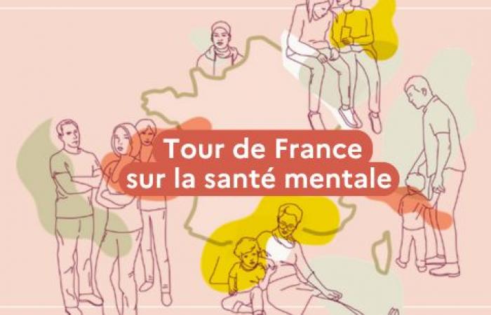 Veröffentlichung des Tour de France-Berichts über territoriale Projekte zur psychischen Gesundheit