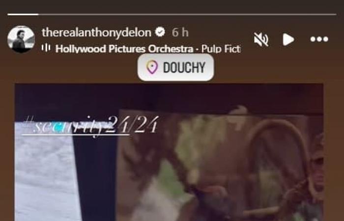 Anthony Delon droht auf Instagram mit denjenigen, die daran „denken“, das Gelände von Douchy zu betreten