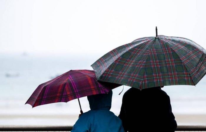 Für diesen Montagabend werden erhebliche Regenmengen erwartet, drei Abteilungen haben auf orange Wachsamkeit gesetzt