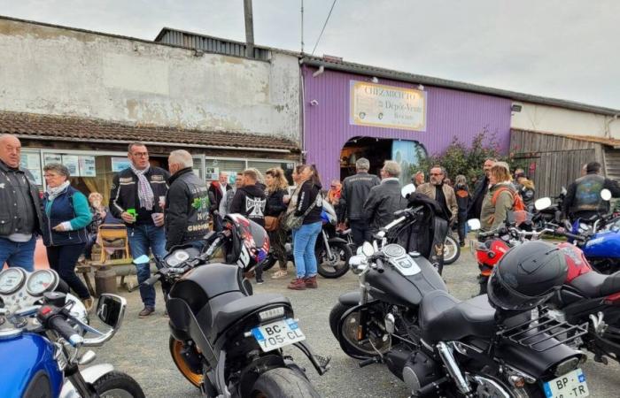 Doué-en-Anjou. Mich’to war Gastgeber des Biker-Tages in Douessin