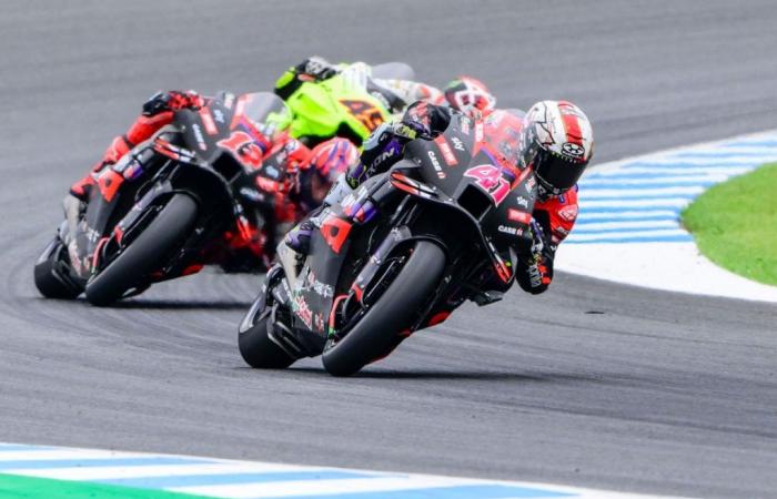 Aprilia ist im Rennen desillusioniert und der GP von Japan wird zum „Albtraum“