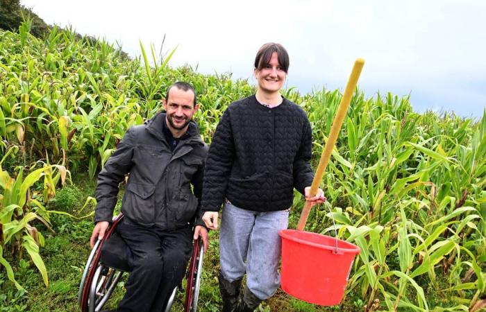 Die ehemaligen Kandidaten von „L’amour est dans le pré“, Florian und Lola, kreieren in Creuse eine Popcornmarke