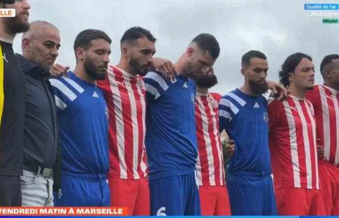 Hommage des Fußballs von Marseille an Nessim Ramdane, Kollateralopfer des Drogenhandels