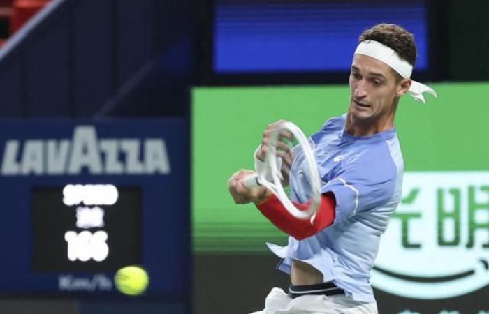 Terence Atmane verliert in der zweiten Runde des Shanghai Masters 1000 gegen Taylor Fritz