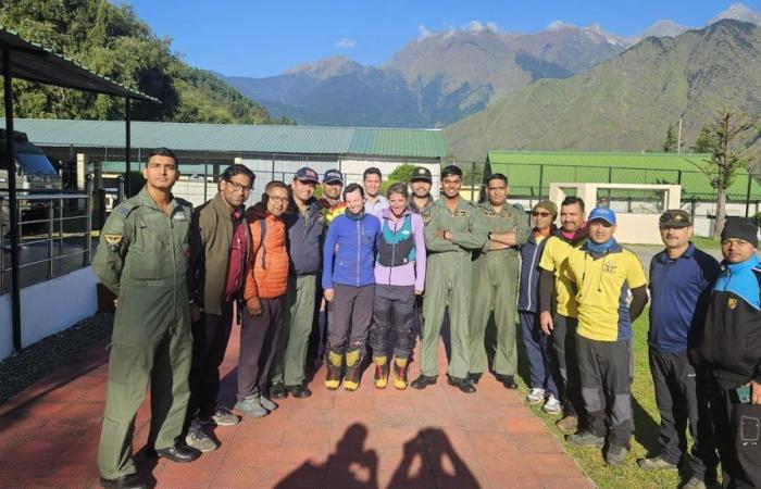 Zwei Bergsteiger gerettet, nachdem sie drei Tage lang ohne Nahrung im Himalaya gestrandet waren