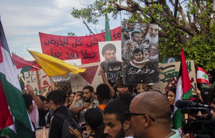 Tunis: Marsch zur Unterstützung Palästinas und des Libanon (Fotos)