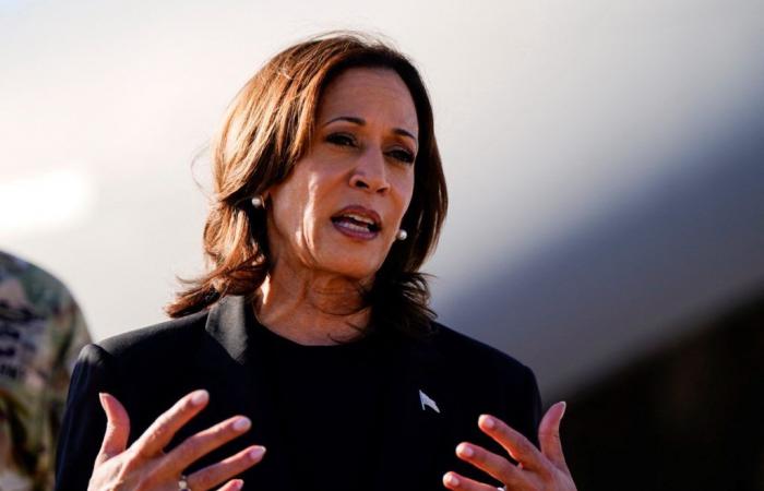 Kamala Harris bezeichnet Donald Trump nach Kommentaren zu Frauen und Abtreibung als „Mann voller Lügen“.