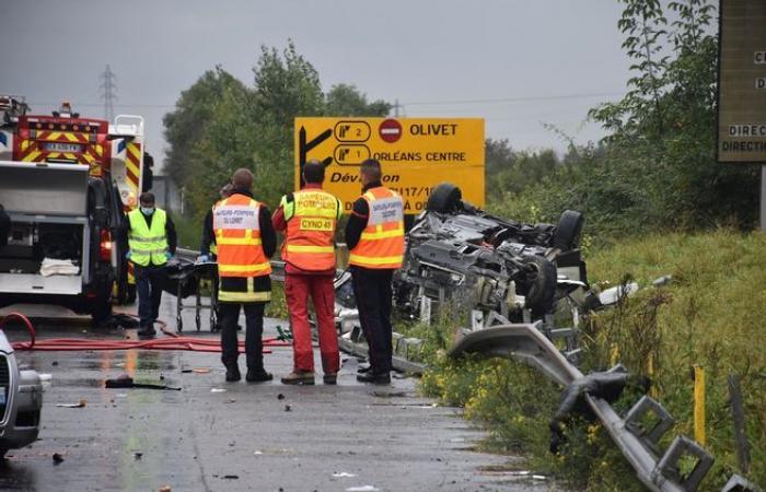 Zwei Tote bei einem Verkehrsunfall auf der A10, in der Nähe von Ingré