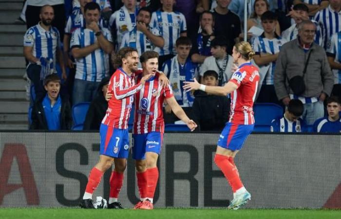 Atlético de Madrid, das von Real Sociedad abgehängt wurde, klettert immer noch auf das Podium der La Liga