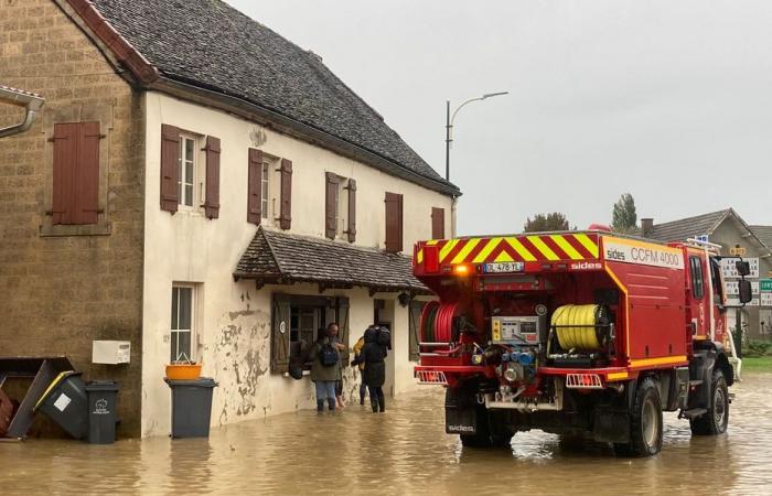 In diesem Departement Burgunds regnet es einen Monat lang … in einer Nacht