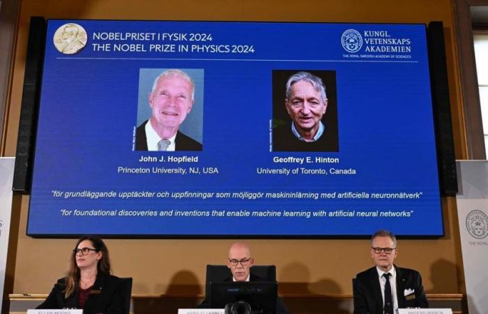 Nobelpreis für Physik: Ein Duo wird für grundlegende Fortschritte in der Entwicklung der KI belohnt