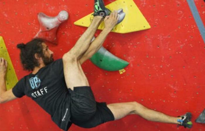 Ein Kletter-Boulder-Event, das anlässlich seines zehnjährigen Jubiläums eröffnet wurde