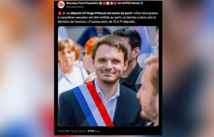 Abgeordneter Hugo Prévost wegen „schwerwiegender sexueller Handlungen“ aus der France-Insoumise-Gruppe ausgeschlossen