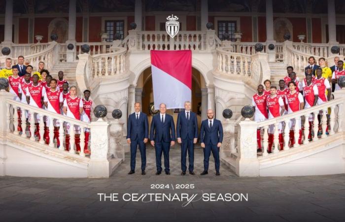 AS Monaco präsentiert das offizielle Foto der Saison 2024-2025