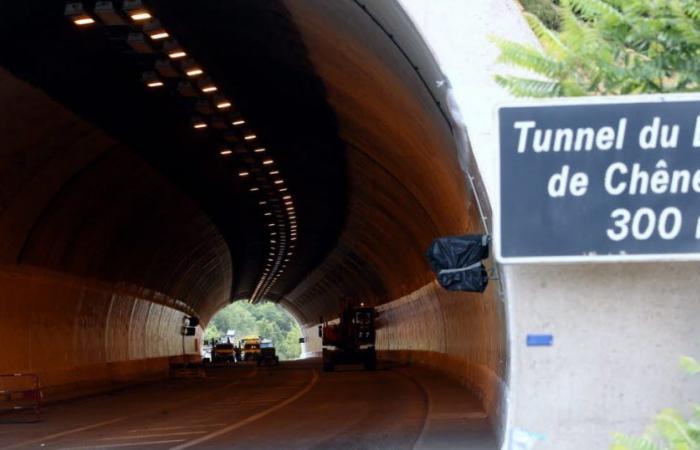 Der Bois de Chênes-Tunnel in Hayange war diese Woche wegen Arbeiten zwei Nächte lang geschlossen